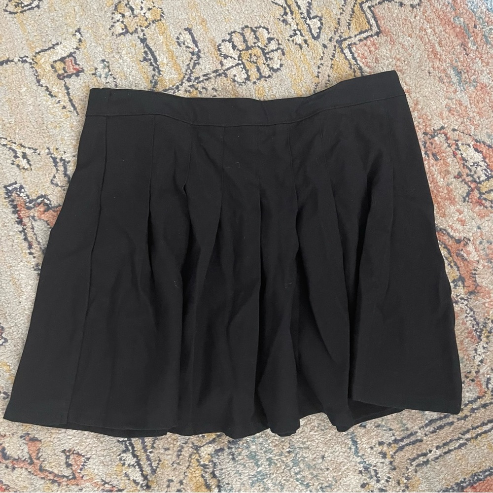 Hollister ultra high black skirt